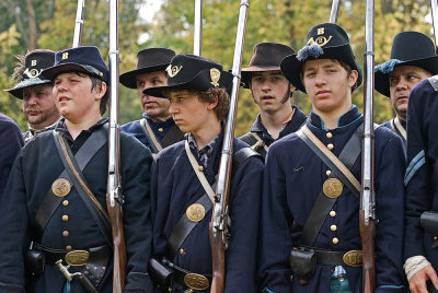 Soldiers of the 2nd Wisconsin Vol. Infantry Regiment