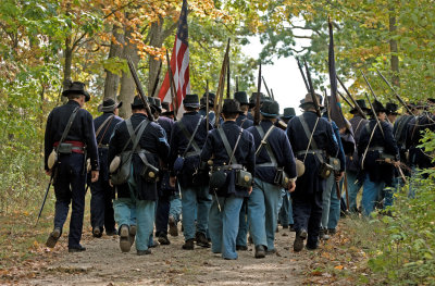 Soldiers of the 2nd Wisconsin Vol. Infantry Regiment
