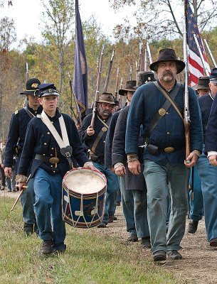 Soldiers of the 2nd Wisconsin Vol. Infantry Regiment