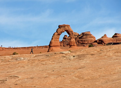Delicate Arch - the most famous - hike to get closer is around 1 1/2 miles round trip.