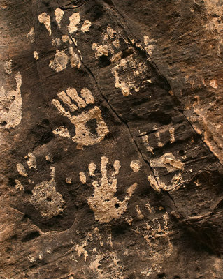 Zion Narrows Handprints