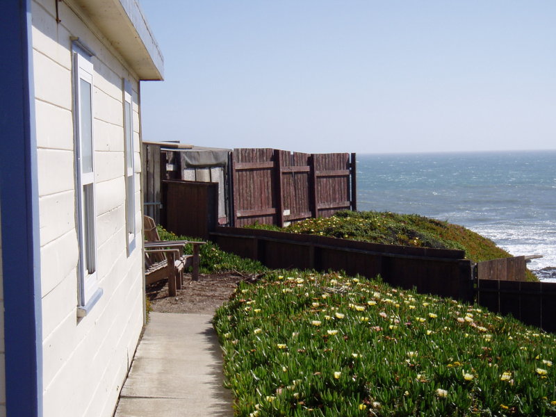 Lodging overlooks coast