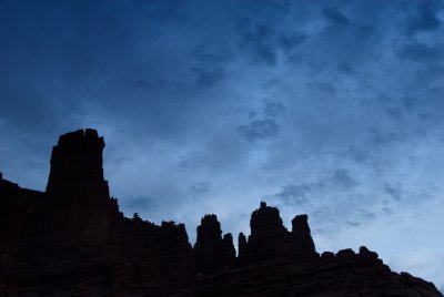 Clouds over Fisher Towers
