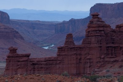 View from Fisher Towers