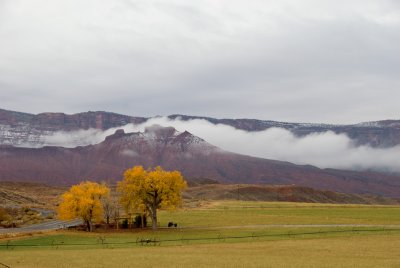 Low clouds near the ranch