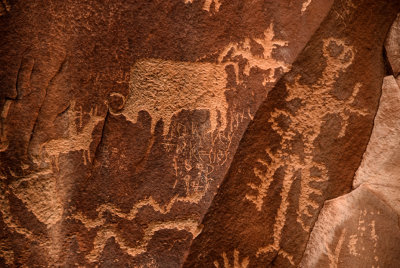 Petroglyphs in Canyonlands