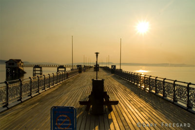 Sunrise at Mumbles Pier, Swansea
