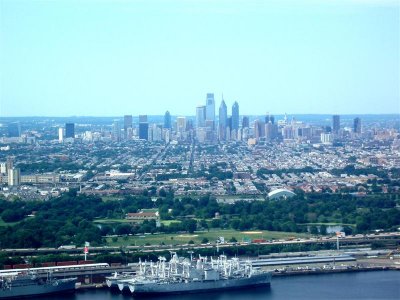  Flying into Philadelphia