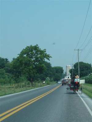 Another Amish man on the move