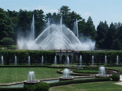 Longwood gardens fountains