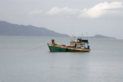 Koh Samui, fishing boat,Thailand 2008