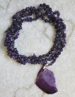 Amethyst and agate