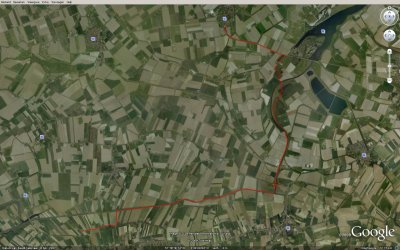 Krabbe Biervliet Google Earth (17,2 km)