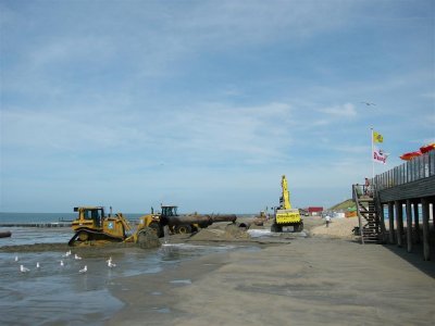 zandsuppletie bij Domburg