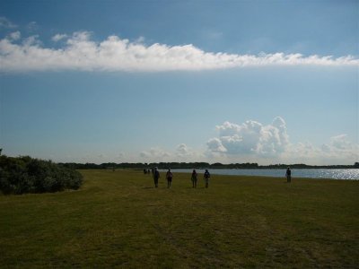 De dam richting Voorne