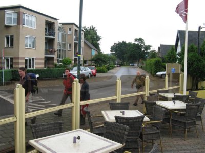 Start bij cafe/restaurant de Loenermark