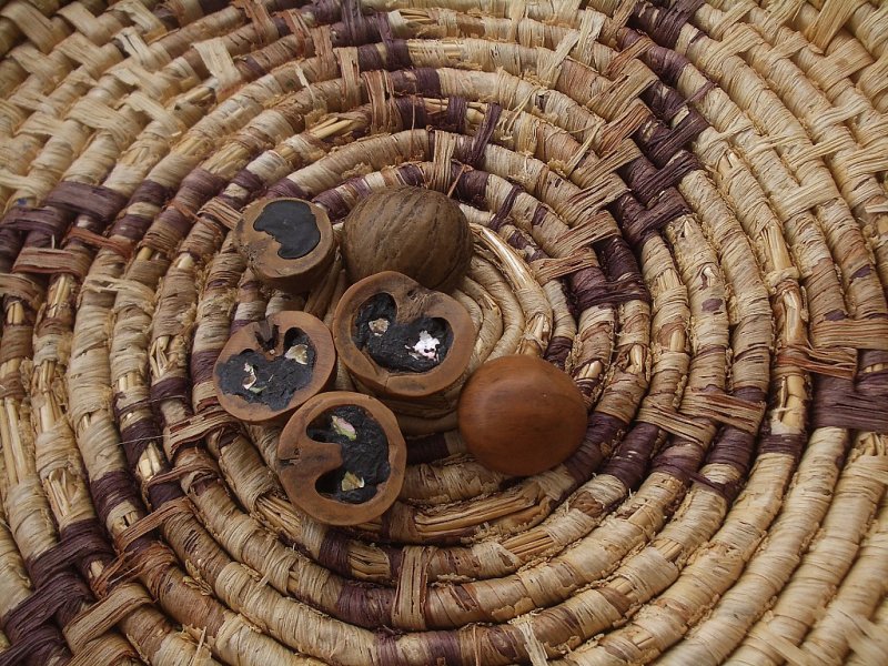 Basket with Game Pieces