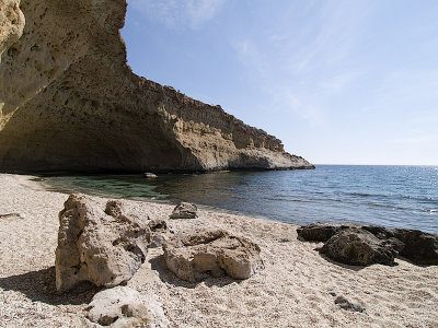 Playa de Cala Blanca. Garrobillo. Murcia