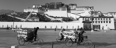 Tibet in Black & White CinemaScope