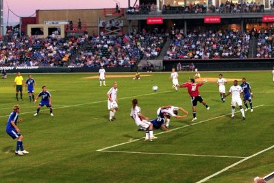 Goal mouth scramble