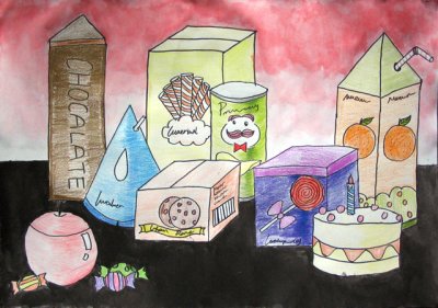 cubes - food, Yinan, age:13