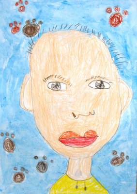 self-portrait, Oliver, age:4.5