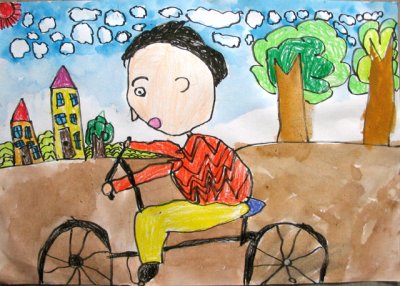 cycling, Jamie, age:5