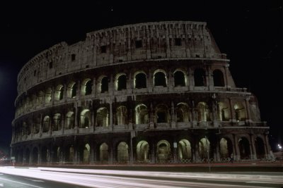 Colosseum at night