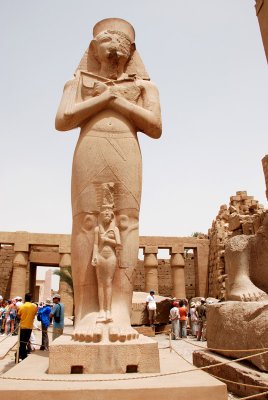 One of the thousands of statues at Karnak Temple Luxor