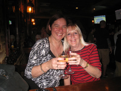 Rene and Heather at their favourite Irish Pub