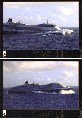 A rough crossing on the Atlantic for the Queen Victoria January 2008