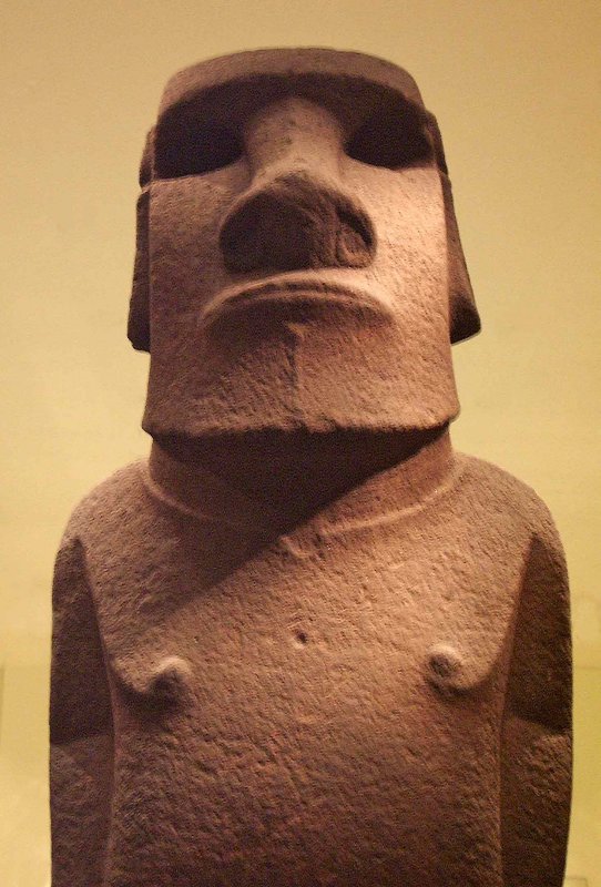 Easter Island bust British Museum