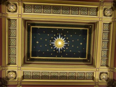 Masons Grand TEmple ceiling detail