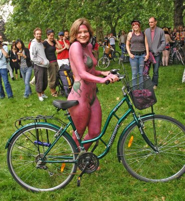 london naked bike ride 2008