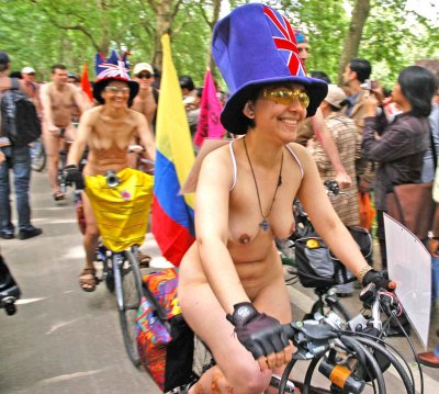 London world naked bike ride 2008