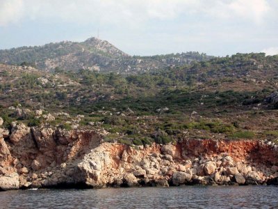 Fahrt entlang des Patra Strandes