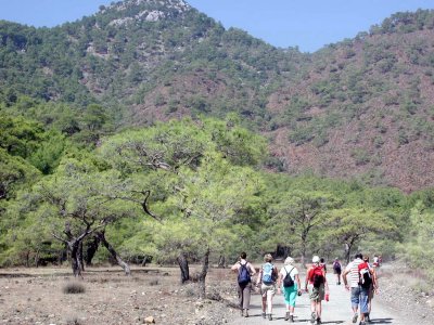 Nach Chimera zum ewigen Feuer des Berges Olympos