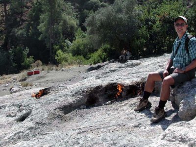 Nach Chimera zum ewigen Feuer des Berges Olympos