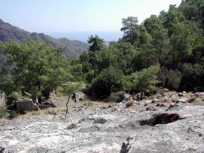 Nach Chimera zum ewigen Feuer des Berges Olympos