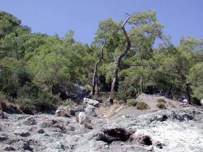 Nach Chimera zum ewigen Feuer des Berges Olympos