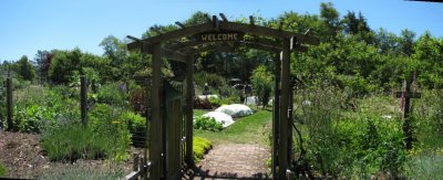 Botanical gardens vegetable garden