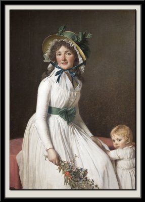Madame Pierre Seriziat et un de ses fils, Emile. 1795