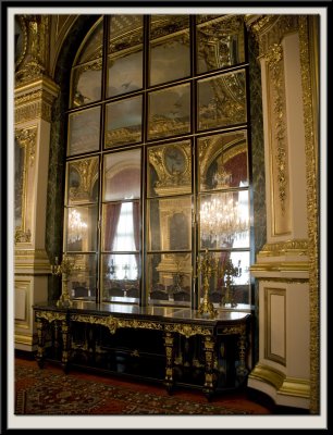 Mirrors in the Large Dining Room