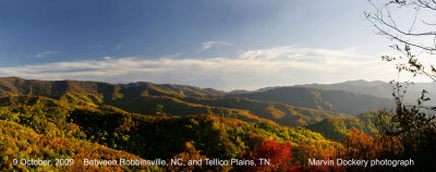  The mountains west of Robbinsville, NC