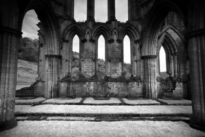 shadows, rievaulx abbey