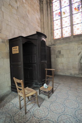 This is where St. Thrse made her first confession