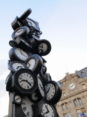 Outside Gare St-Lazare Station