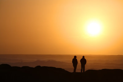 Couple at Sunset - Yachats, Oregon