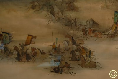 DSC_6713 Heroes or bandits!? Part of scroll by Ying Po-chong 1940 - .jpg