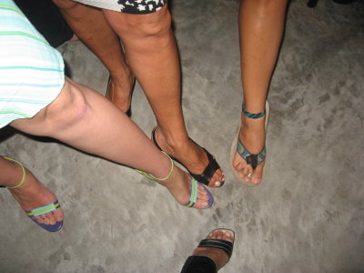 who says we don't wear shoes!